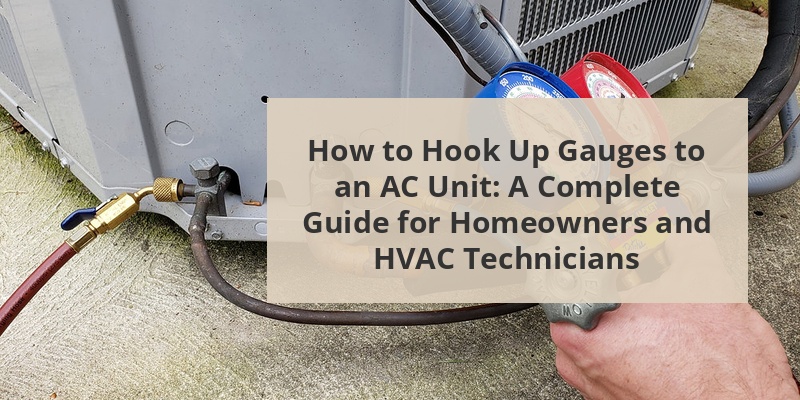 hooking up gauges to ac unit