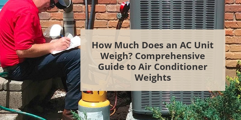 how much does an ac unit weigh