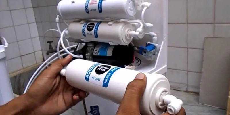 water filter cartridge replacement process