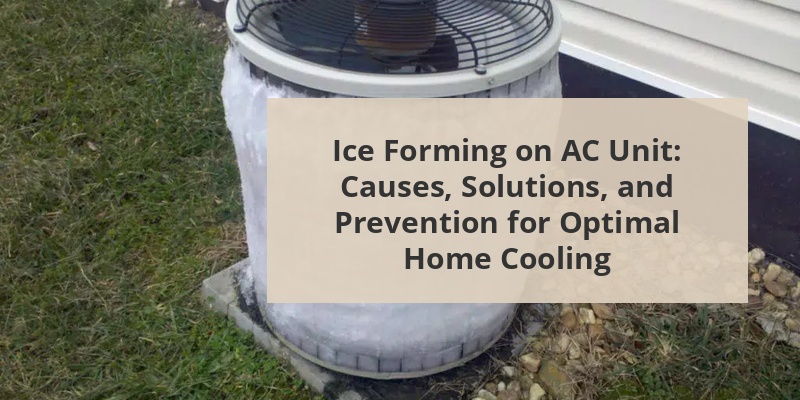 ice forming on ac unit