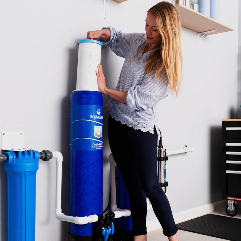 water filter location in home