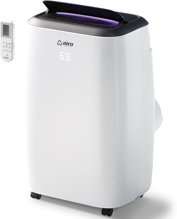 AIRO COMFORT Portable Air Conditioners 10000 BTU: An Efficient Cooling Solution for Small to Medium Spaces 2025