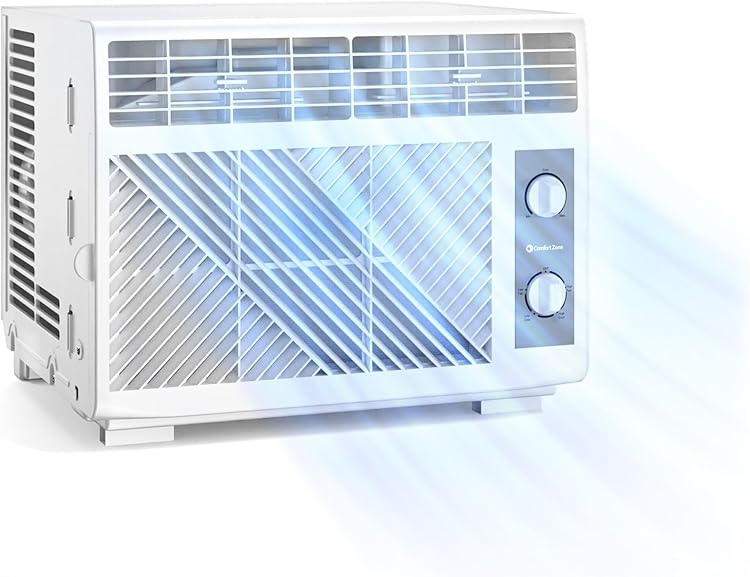 Comfort Zone HWF05XCW 5000 BTU Window Air Conditioner Review: Efficient Cooling for Small Spaces 2025