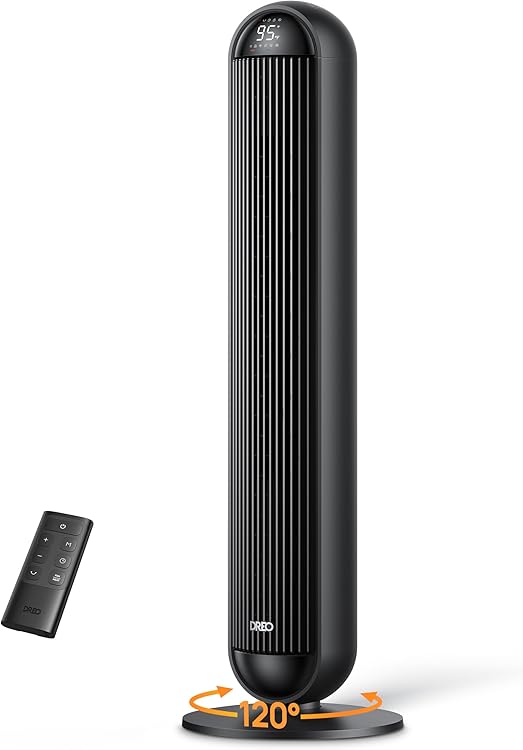 Dreo DR-HSH016 Tower Fan and Heater Combo: Efficient 2-in-1 Comfort for Year-Round Use 2025