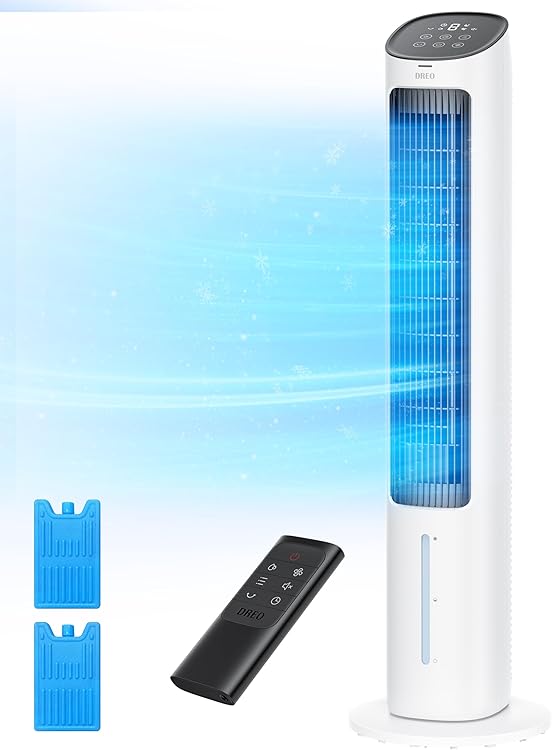Dreo Evaporative Air Swamp Cooler: Efficient 40” Bladeless Cooling Fan for Dry Heat 2025