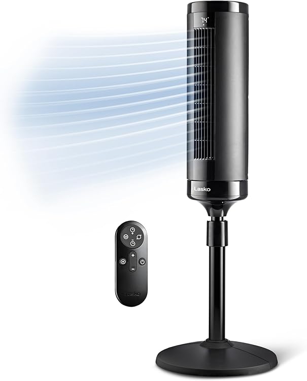 Lasko EST100 Elevation Tower Fan Review: Adjustable, Quiet, and Smart Cooling 2025