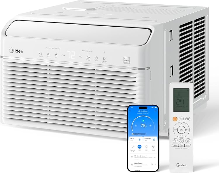 Midea MAW12HV1CWT Smart Inverter AC Review: 12,000 BTU Window Unit With Heat and Dehumidifier 2025