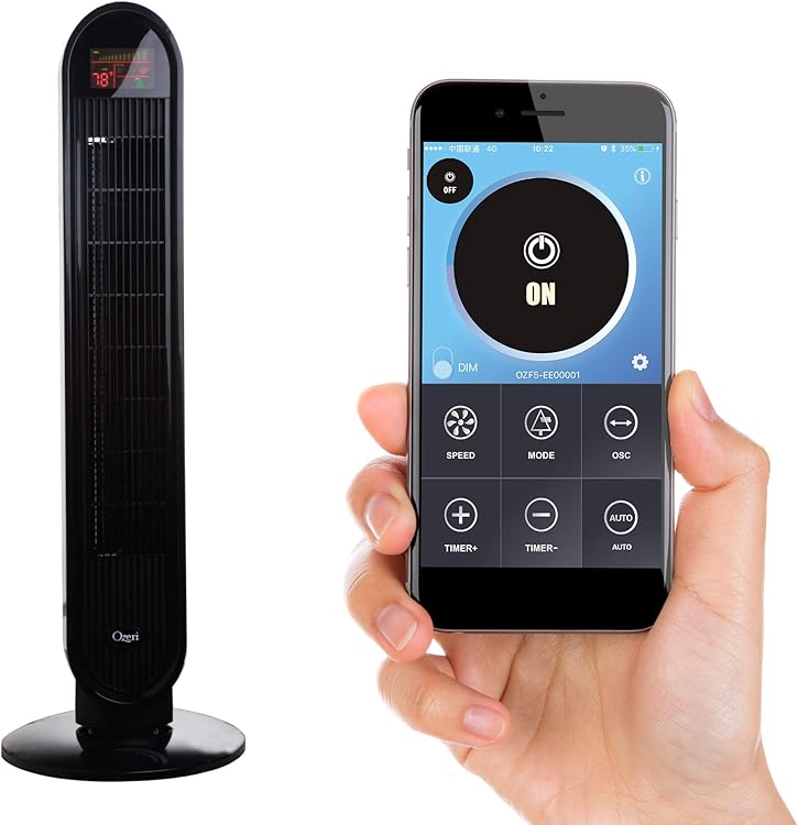 Ozeri 360 Oscillation Tower Fan Review: Advanced Cooling With Bluetooth Control 2025