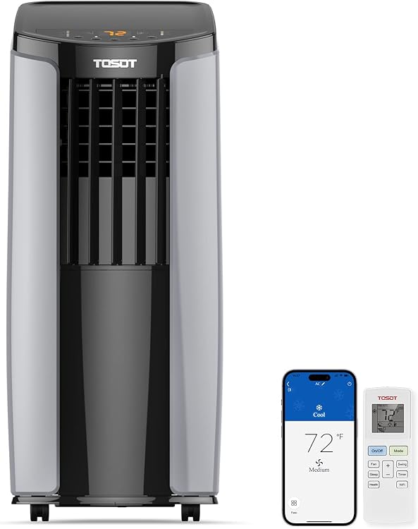 TOSOT 9,700 BTU Portable Air Conditioner Review: Efficient Cooling With Smart Features 2025