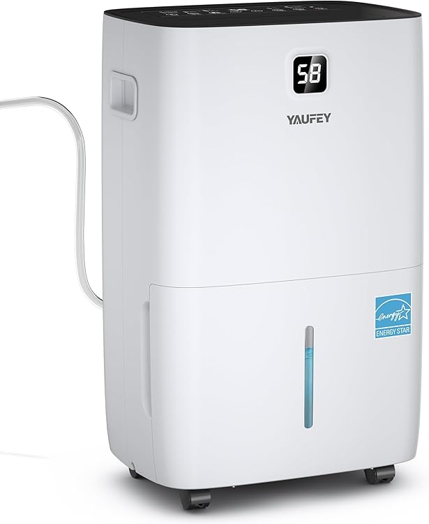 Yaufey JD026R-150PM: 150-Pint Dehumidifier for Large Spaces and Basements 2025