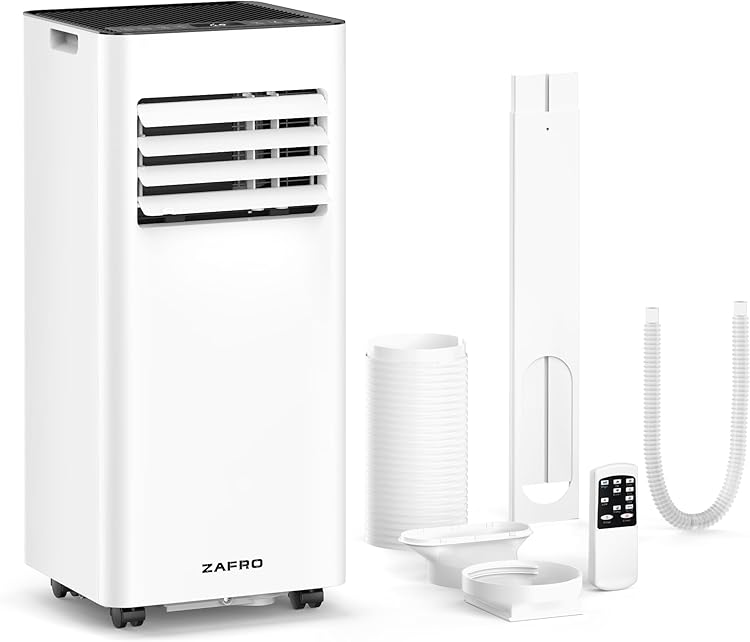 ZAFRO 8,000 BTU Portable Air Conditioner Review: Efficient Cooling for Small Spaces 2025